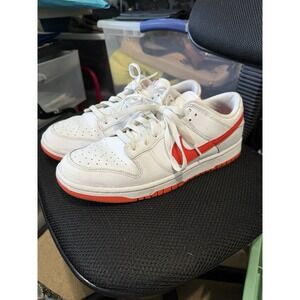 Nike Dunk Retro Men's White/ Red Size 10.5